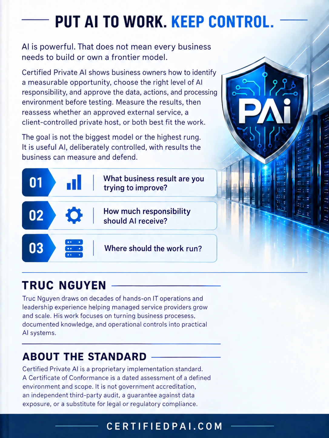 Certified Private AI back cover
